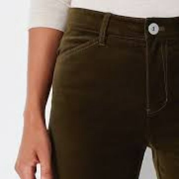 J Jill Luxe Velveteen-Stretch High-Rise Jeans **SZ T12 - Picture 4 of 6